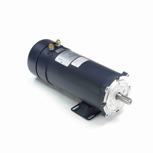 109103.00 Leeson General Purpose PMDC Motor (1-1/2 HP, 1800 RPM, WMS56CZ Frame, 6.5" Diameter, TEFC Enclosure, 24 Volt, Reversible)