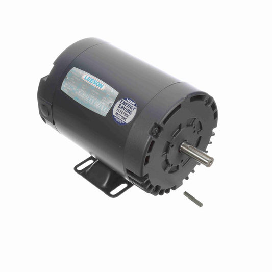110430.00 Leeson General Purpose Motor  (C6T17DB7 , 1.5 HP, 56 Frame, 1725RPM, 208-230/460V, DP) - KG Power Systems