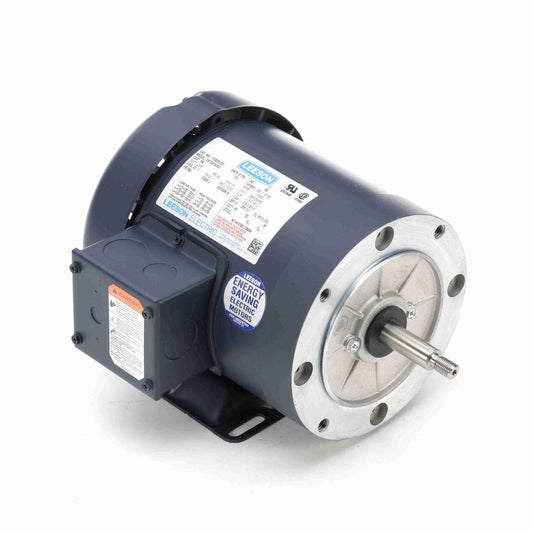 113028.00 Leeson Jet Pump Motor  (C6T34FK34, 3/4 HP, 56 Frame, 3450RPM, 208-230/460V, TEFC)