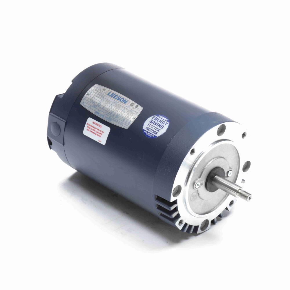 113893.00 Leeson Jet Pump Motor  (C6T34DC66 , 3 HP, 56 Frame, 3450RPM, 208-230/460V, ODP Enclosure) - KG Power Systems