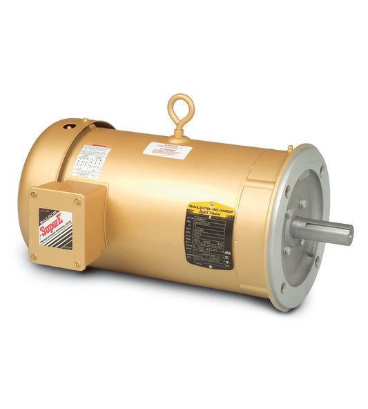 VEM3554T Premium Efficient Super-E  Baldor C-Face Industrial Motor (1-1/2 HP, 208-230/460 Volt, 1800 RPM, Three Phase, TEFC, 145TC Frame, Footless)