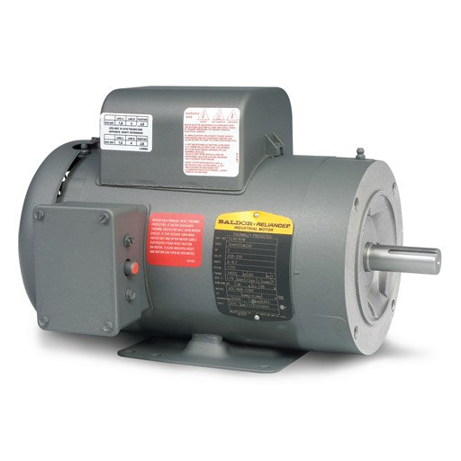 CL3608TM Baldor C-Face Pressure Washer Motor (5 HP, 60 Hz, 208/230 Volt, 3600 RPM, TEFC Enclosure, 184TC Frame, Single Phase, Foot Mounted) - KG Power Systems