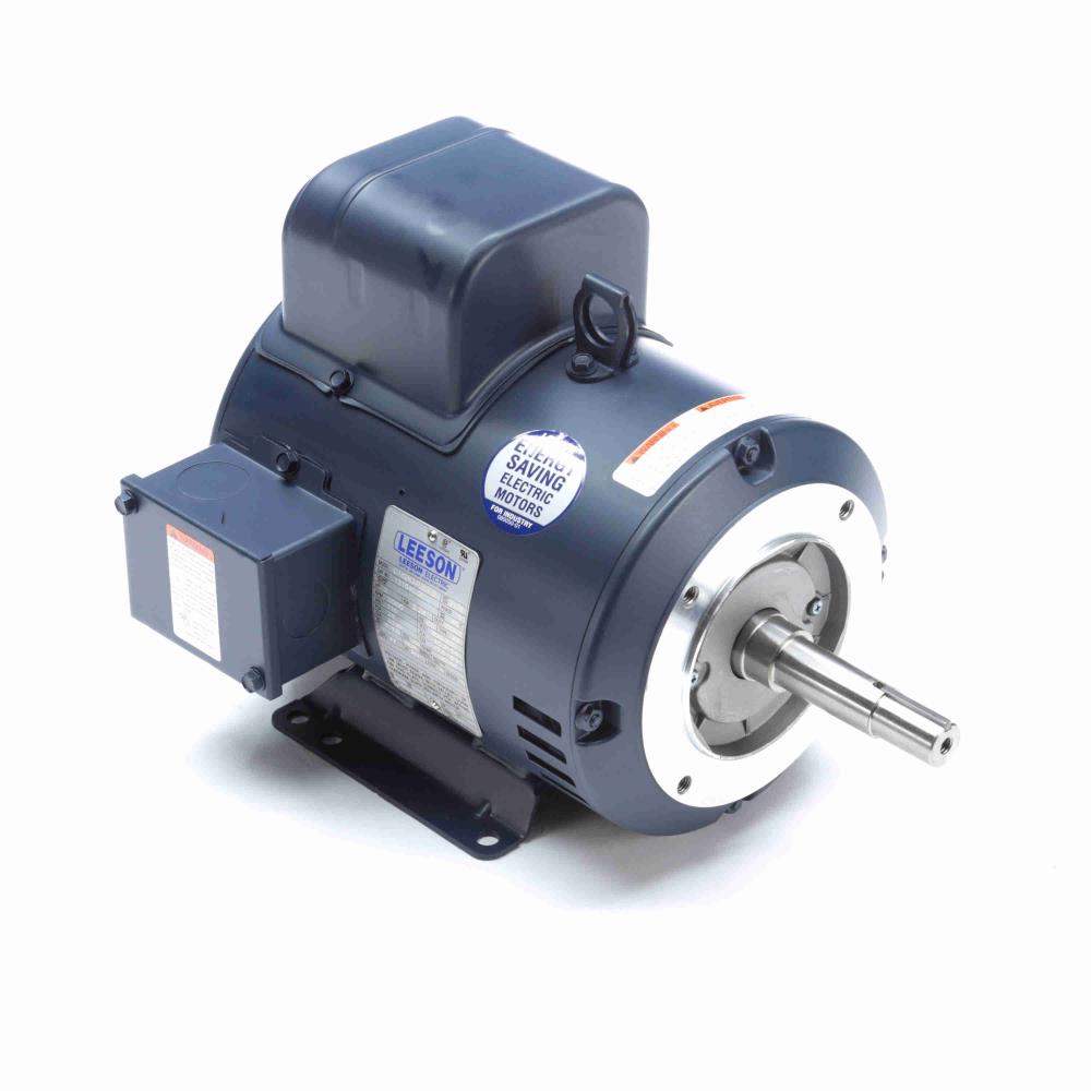 131640.00 Leeson Jet Pump Motor  (C182K34DK1 , 3 HP, 182 Frame, 3500RPM, 115/208-230V, DP) - KG Power Systems