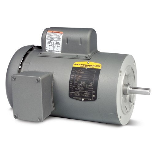 VL3510 Baldor Single Phase, General Purpose C-Face Motor (1 HP, 56C Frame, 1800 RPM, 115/230 Volt, 1 Phase, TEFC Enclosure, Footless) - KG Power Systems