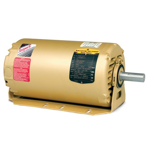 ERHM3162TA Baldor General Purpose HVAC Motor (5 HP, 208-230/460 Volt, 3600 RPM, 3 Phase, ODP Enclosure, 145TY Frame, Resilient Base)