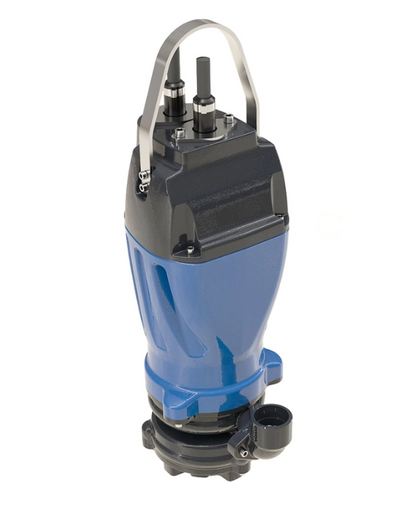 145028 Crane Barnes Razor Submersible Two-Stage Grinder Pump (ZOGP2072AUF, 2 HP, 1.25" NPT Discharge, 208-240 Volt, 1 Phase, 12 Vane Vortex Impeller, 30' Cord)