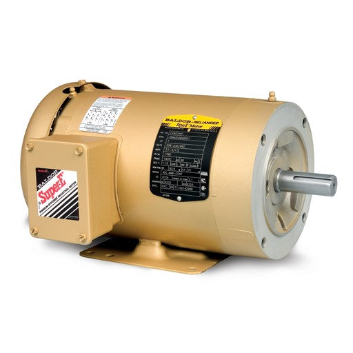 CEM3711T Baldor Premium Efficient Super-E, C-Face Industrial Motor (10 HP, 3600 RPM, 230/460 Volt, 3 Phase, TEFC, 215TC Frame, TEFC Enclosure, F1 Mount) - KG Power Systems