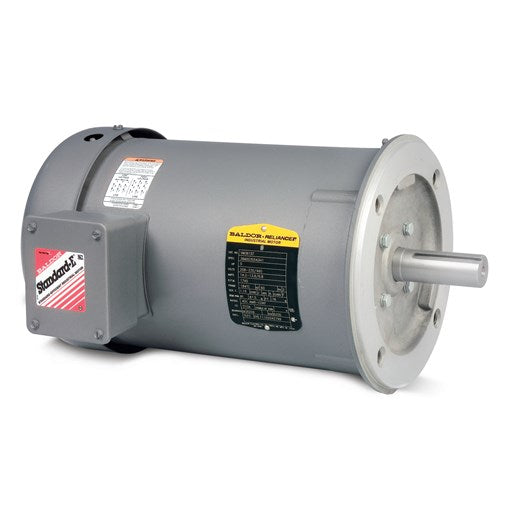 VM3538 Baldor C-Face General Purpose Industrial Motor (1/2 HP, 208-230/460 Volt, 3 Phase, 1800 RPM, 3 Phase, TEFC Enclosure, 56C Frame, Footless, F1 Mount)