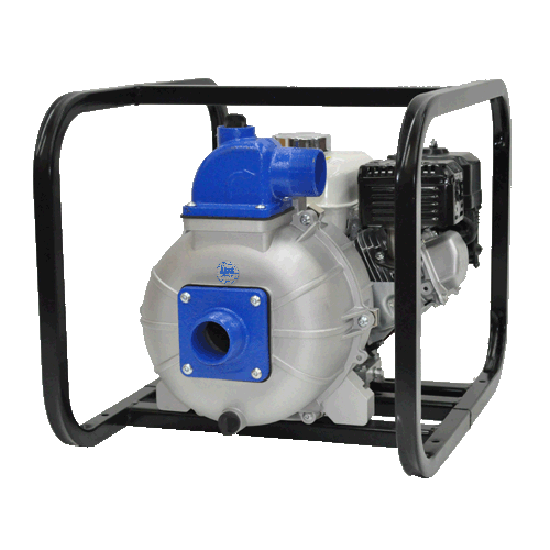 AMT Pumps 2P7XZR, 2" Engine Driven Portable High Pressure Pumps (Hatz Diesel 1B30, 5 HP, 1.32 Gal Tank, 2.7 HR Run Time, Roll Cage, 2" NPT Discharge)