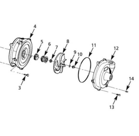 368A-K7 AMT Pump Kit Model Reference: 368A-97, Unassembled