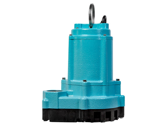 509805 Little Giant 9EC Series Effluent Wastewater Pump (Model # 9EC-CIM, 4/10 HP, 60 Hz, Single Phase, 115 Volts, 3/4" Max Solids, 70 GPM Max, 1.5" NPT Discharge, Manual Switch, 20' Cord)