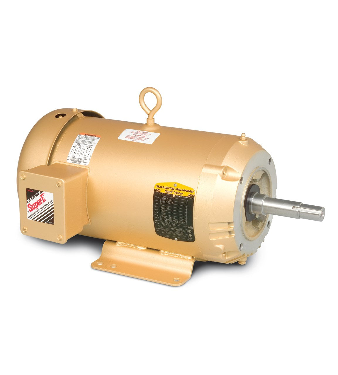 EJMM3610T Baldor Premium Efficient C-Face Close Coupled-Pump Motor (3 HP, 208-230/460 Volt, Three Phase, TEFC Enclosure, 182JM Frame, 3600 RPM, Foot Mounted) - KG Power Systems