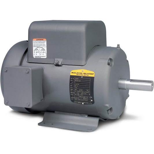 VEL11304 Baldor Single Phase, C-Face Motor (1/2 HP, 1800 RPM, 1 Phase, 56C Frame, ODP Enclosure, 115/230 Voltage)