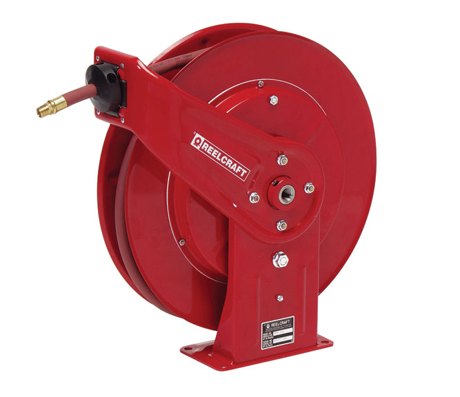 7850 OLP121 Reelcraft Air / Water Hose Reel With Hose (1/2 inch Hose ID, 300 psi , 50 feet )