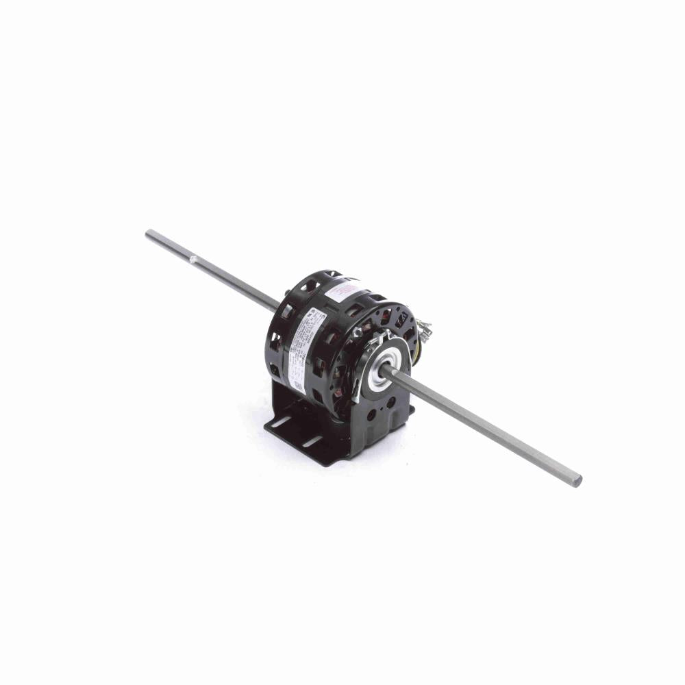 7DB6408 Century Fan Coil / Air Conditioner Motor (1/10 HP, 42Y Frame, OAO Enclosure, Single Phase, 277 Volt, CCWLE Rotation, Rolled Steel Construction, Resilient Base)