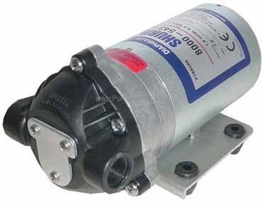 8000-933-250 Hypro-Shurflo Diaphragm Pump with Bypass (MPU, 115 VAC, 60 Hz, 81 Watts, 1.4 GPM Max Flow)