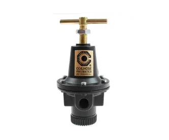 8803 - COILHOSE-  Heavy Duty Series Regulator, 3/8"