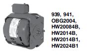 HW2014B Century and Universal Electric Hot Water Circulator Pump Motor  (1/6 HP, 48YZ Frame)