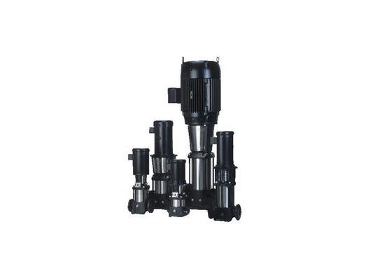 99917762 Grundfos Vertical Multistage Centrifugal Pump (Model CR20-10 A-GJ-A-V-HQQV, 25 HP, 230/460 Volt, 3 Phase, 60 hz, TEFC Enclosure, 284TSC Motor, Cast Iron/304 SS, ANSI Flanged, 2" Inlet and Outlet)