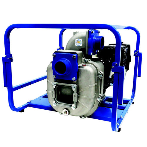 3HY13HR AMT 4" Self-Priming High Pressure Hydroseeding Pump (13 HP, 3" Discharge, Honda GX390 Driver, 2.5 Hr Run Time, 1.6 Gallon Tank, Electric Start, Oil Alert Included, 5/8" Max Solids) - KG Power Systems