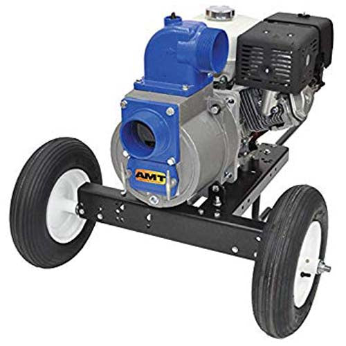3993-Z6 AMT 4" Premium Engine Driven Trash Pump (Hatz 1B50 Diesel, 10/13 HP, 4" NPT, Viton Seal, 1.8 Hr Run Time, 1.32 Gal Tank, Wheel Kit Included)