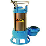 AMT Pumps 5765-95B, 50 Hz Submersible Shredder Sewage Pump (3 HP, 1 PH, 220V, 4" Discharge, 20 FLA, 50 Hz, 1.1" Max Solids, 10' Cord)