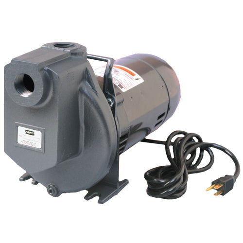 AMT Pumps 4292-96, 1" Self-Priming Utility Pump (1/2 HP, 1 Phase, 115V, 1" NPT Suction and Discharge, ODP Enclosure, Aluminum Casing)