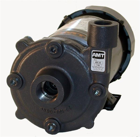 489D-95 AMT Cast Iron High Head Straight Centrifugal Pump (3/4 HP, 230/460 Volt, Cast Iron, Buna-N/SS Shaft Seal, TEFC)