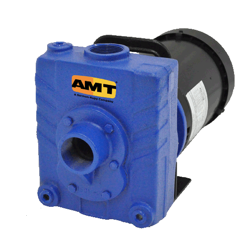 AMT Pumps 2827-95, 1-1/2" Cast Iron Self-Priming Centrifugal Pump (1/2 HP, 115/230V, ODP, 1 Phase, 1-1/2 Suction & Discharge)
