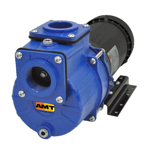 12SP10C-1P AMT 1-1/4" Self-Priming Chemical Pump (1 HP, 1 Phase, 115-208/230V, TEFC, 1-1/4"Suction, 1-1/4"Discharge, Cast Iron) - KG Power Systems