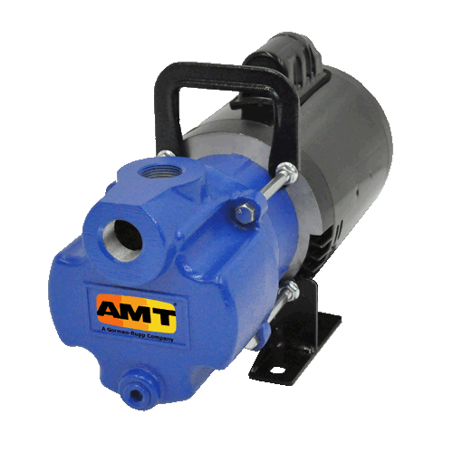 AMT Pumps 2851-96, 1" Self-Priming Utility Pump (1/3 HP, 1 Phase, 115/230V, ODP Enclosure, 1" NPT Suction and Discharge, Aluminum Casing)