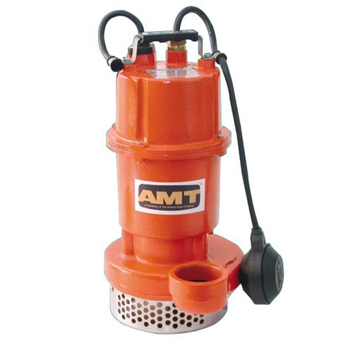 AMT Pumps 5792-95 Submersible Cast Iron Utility Pump (1/2 HP, 2" Discharge, 115V, Drainage, 7 FLA, 20' Cord, 1/4" Dia. Screen)