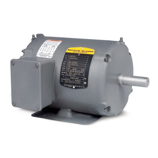 AOM3611T  Baldor Three Phase HVAC (Fan-on-Shaft) Motor, TEAO , 182T Frame, Foot Mounted (3 HP, 1800 RPM)