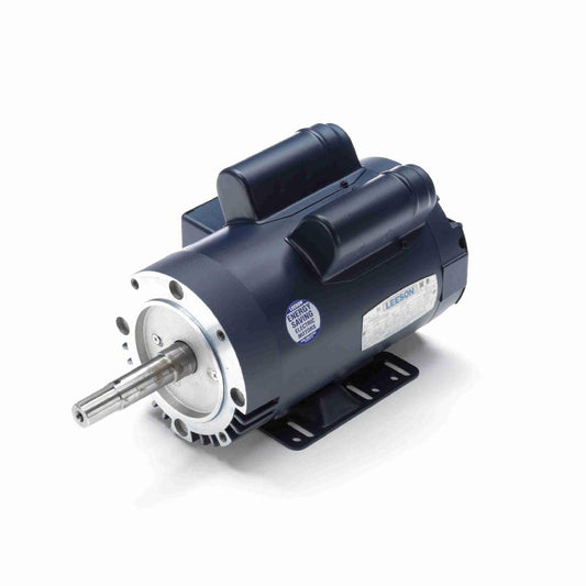 120995.00 Leeson Pump Motor  (C145K17DK9 , 2 HP, 145 Frame, 1740RPM, /V, DP)