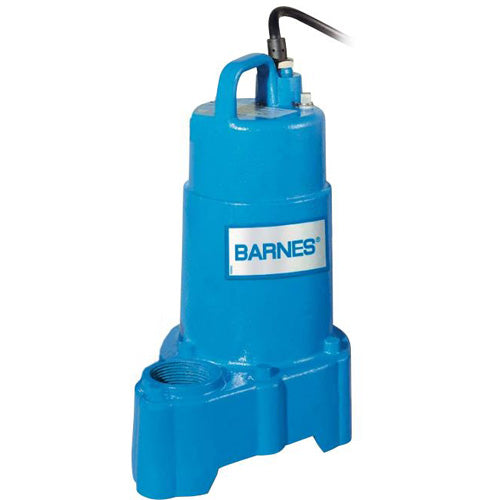 119331 Barnes Sump & Utility Pump (EP72X, 3/4 HP, 240/1 V/PH, 1 1/2" NPT Discharge, 3450 RPM)