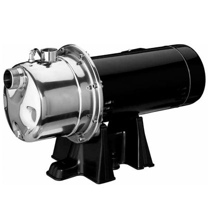 10SJH11C Berkeley Shallow Well Jet Pump (1 HP, 1-1/4" Suction, 1" Discharge, 115/230 Voltage, 1PH, 304 Stainless steel)