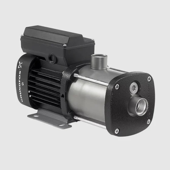 96946016 Grundfos CM10-I Series, Model CM 10-2, Multistage Centrifugal Pump (3.4 HP, 208-230/440-480 Volts, 3 Phase, 3480 RPM, 60 Hz, 1-1/2" NPT Suction, 1-1/2" NPT Discharge, 80 GPM Max., 150 ft Max. Head, Stainless steel, AQQE Shaft Seal)