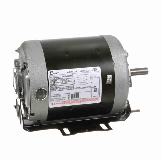 F675 Century Belt Drive & Blower Motor  (1/2 HP, 115 Volts, 56 Frame, 1725 RPM)