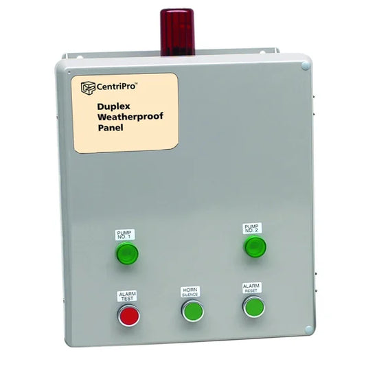 D1FGC5T Goulds Pump Control Panel, w/ Intrinsically Safe Relays (5 HP, 230 Volt, 1 Phase, NEMA 4X Indoor/Outdoor Fiberglass Enclosure)