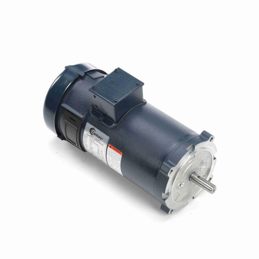 DC128 Century PMDC Motor (1.0HP, 1750RPM, S56C, TEFC, 180 VDC)