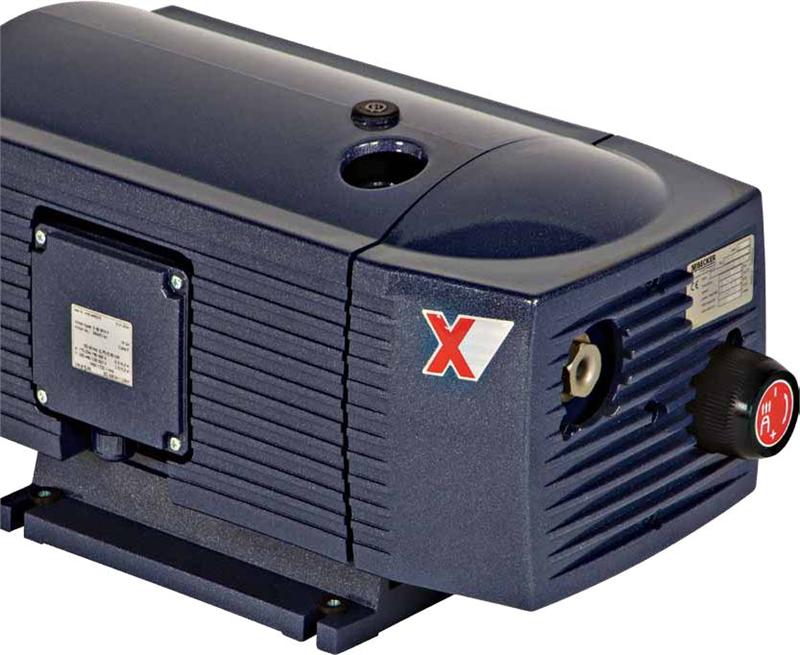 DX 4.25 K Becker Oil-less Rotary Vane Compressor (18 CFM, 15 PSIG, 1.75HP, 3/4 Inch Inlet)