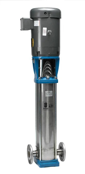 1SV7TB4C50 Goulds Vertical Multistage Pump, e-SV Series (0.75 HP, 230/460 Volts, 3 Phase, 7 Stages, 3500 RPM, 1-1/4" NPT Discharge, 12 GPM Max, 191 ft Max Head)