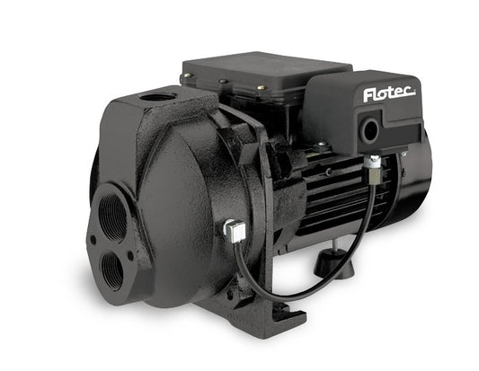 FP4205 Pentair Flotec 1/2 HP Cast Iron Convertible Deep Well Jet Pump (1/2 HP, 70' Lift, 1" NPT Discharge, 115/230V)