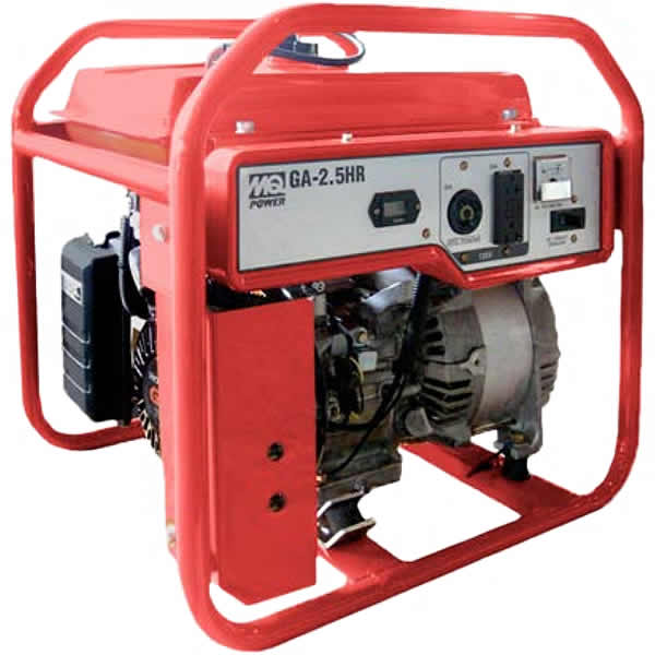 GA25HR Multiquip Generator (Honda Engine, Recoil Start, 2500 Max Watts, 60 hz, Single Phase, 120 V)