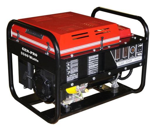 GPE-55ES GILLETTE GENERATOR (5500 WATTS, 120/240 VOLTS, 42/21 AMPS, 12VDC ELECTRIC START)