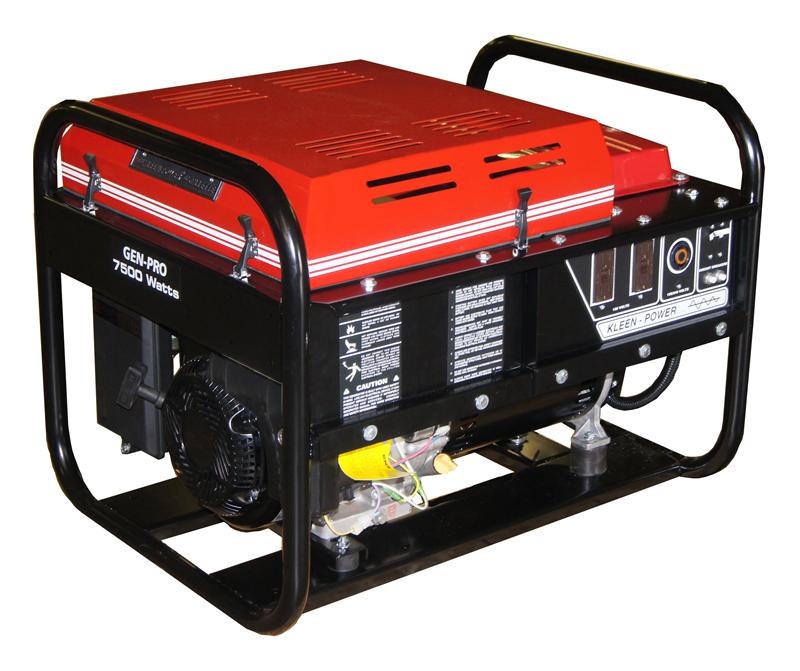 GPE-75S GILLETTE GEN-PRO GENERATOR (7500 WATTS, 120/240 VOLTS, 56/28 AMPS, MANUAL START)