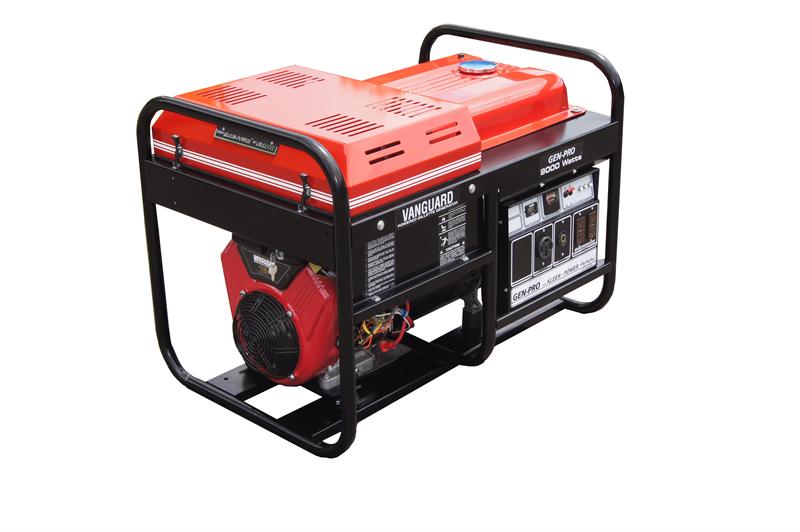 GPE-95EV GILLETTE GEN-PRO GENERATOR (9500 WATTS, 120/240 VOLTS, 70/35 AMPS, 12VDC ELECTRIC START)