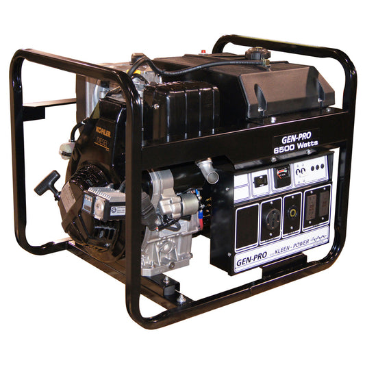 GPED-65EK GILLETTE GEN-PRO GENERATOR (6500 WATTS, 120/240 VOLTS, 48/24 AMPS, 12 VOLT ELECTRIC START)