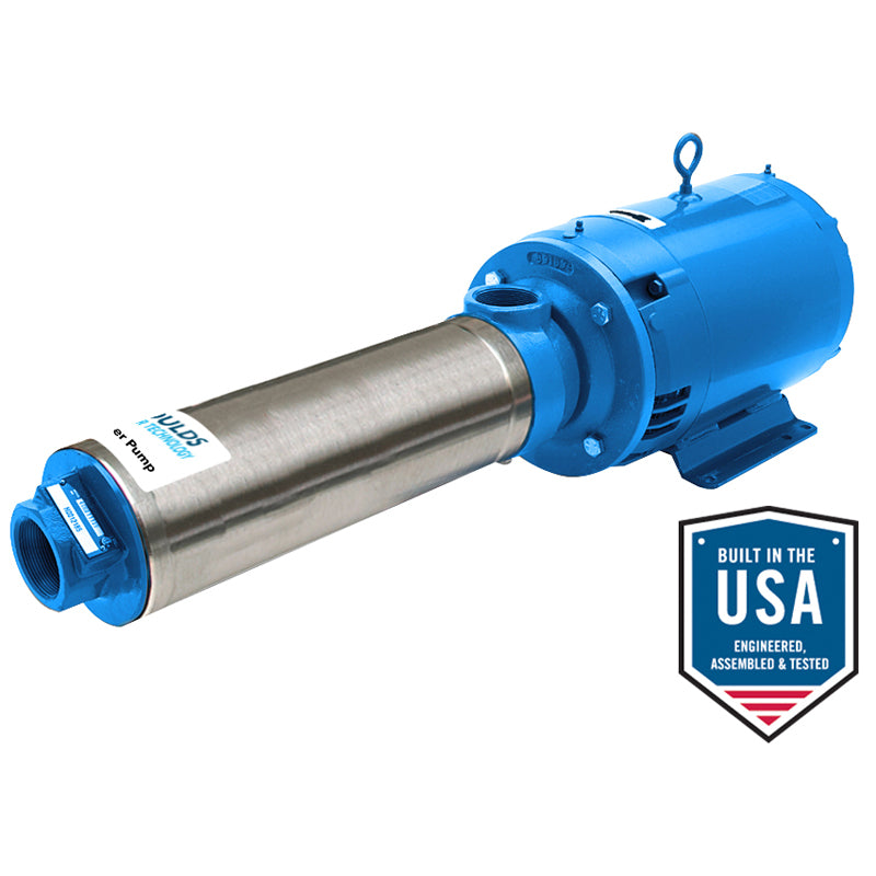 45HB13035PE Goulds High Pressure Booster Pump (3 HP, 3 Stages, 3 Phase ...