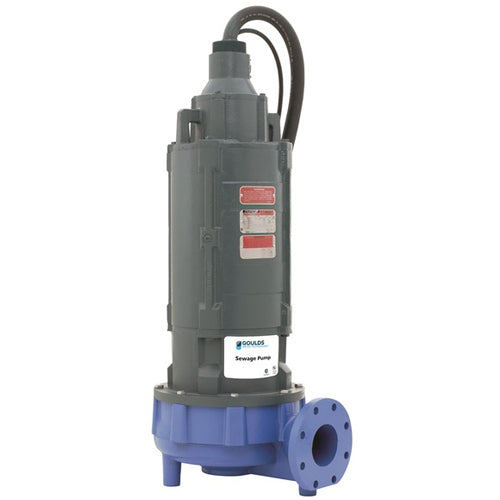 Goulds Pumps 4XD12L5KC , 4" Non-Clog Sewage Pump, Explosion Proof (10 HP, 3 Phase, 575 Volts, 8.00 Impeller Dia.)
